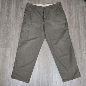 Columbia Hidden Pocket Cargo Pants Mens 38x30* Olive Hiking Camping Outdoors